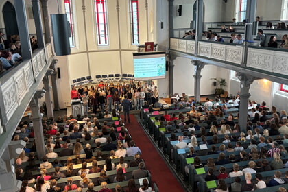 Schulstart am evau: Feierlicher Gottesdienst in der Haardter Kirche